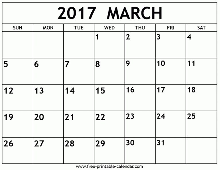 March Calendar Resources Education Secretariat